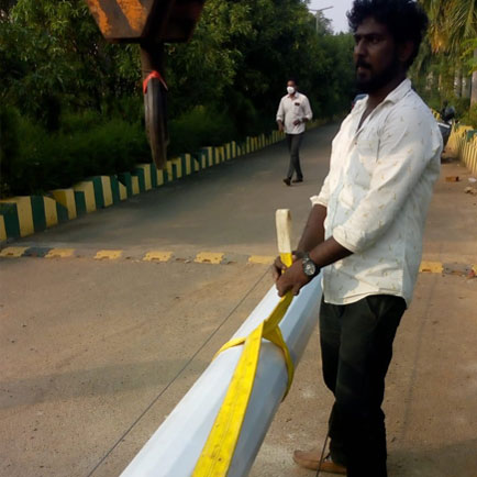 high mast pole supplier in Chennai